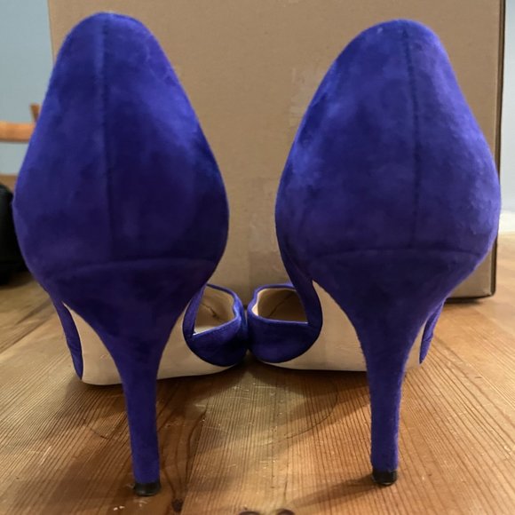 J Crew D'Orsay Suede Pump Size 9.5 - Picture 3 of 5